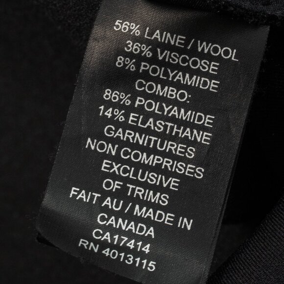 Marie Saint Pierre Black Boiled-Wool Blazer - Picture 8 of 9